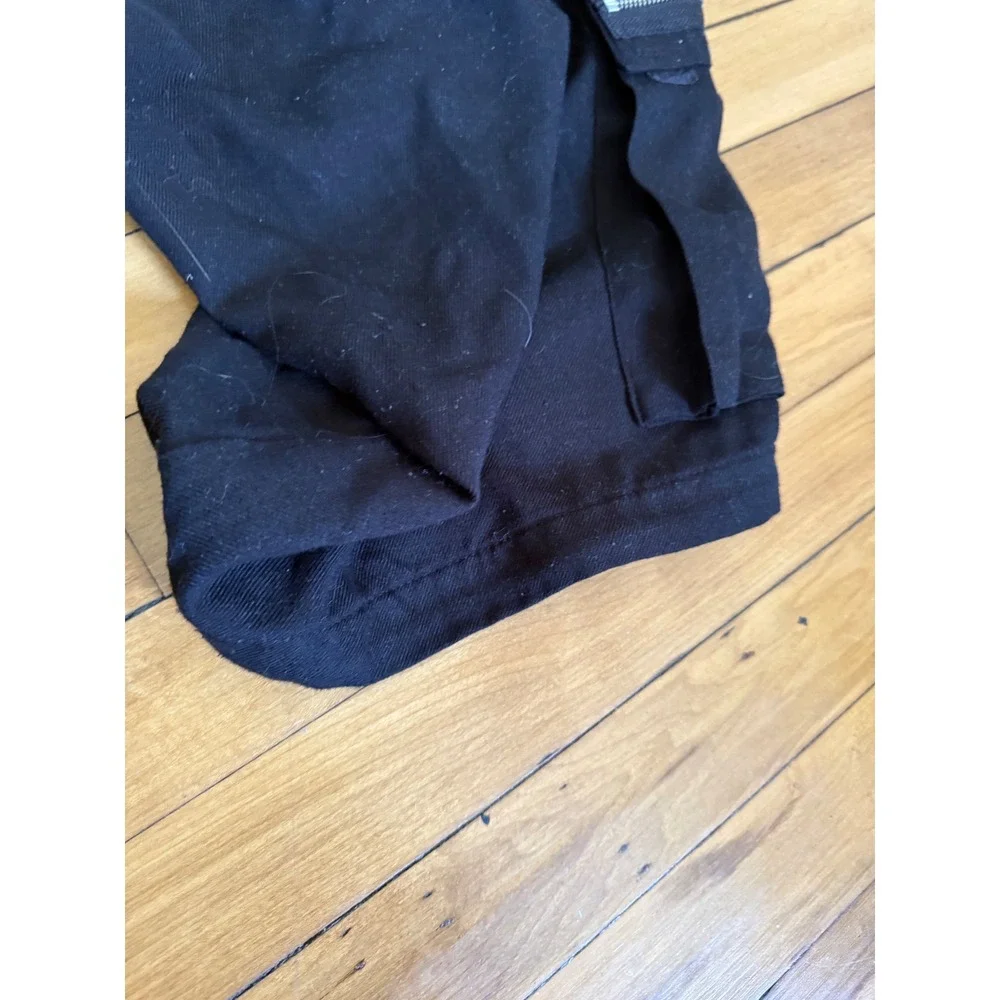 Tripp NYC Daang Goodman Black Rave Goth Cut off capri shorts